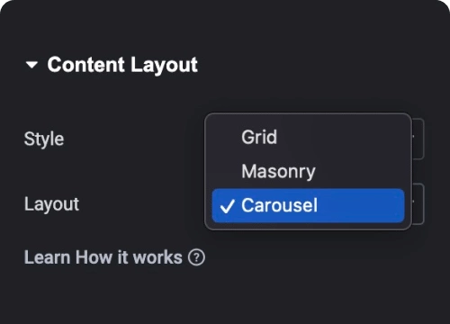 Grid masonry carousel layout 1 elementor testimonials widget [carousel slider, grid & more] from the plus addons for elementor