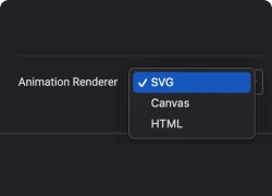 Multiple lottie render modes elementor on scroll lottiefiles animation from the plus addons for elementor