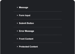 Protected content customize everything elementor protected content widget [password, user role] from the plus addons for elementor