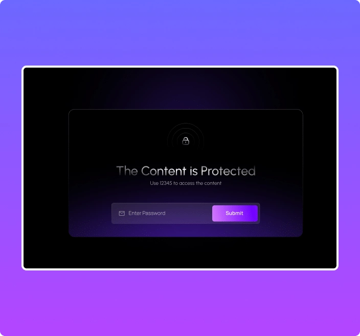 Single password content protection elementor protected content widget [password, user role] from the plus addons for elementor