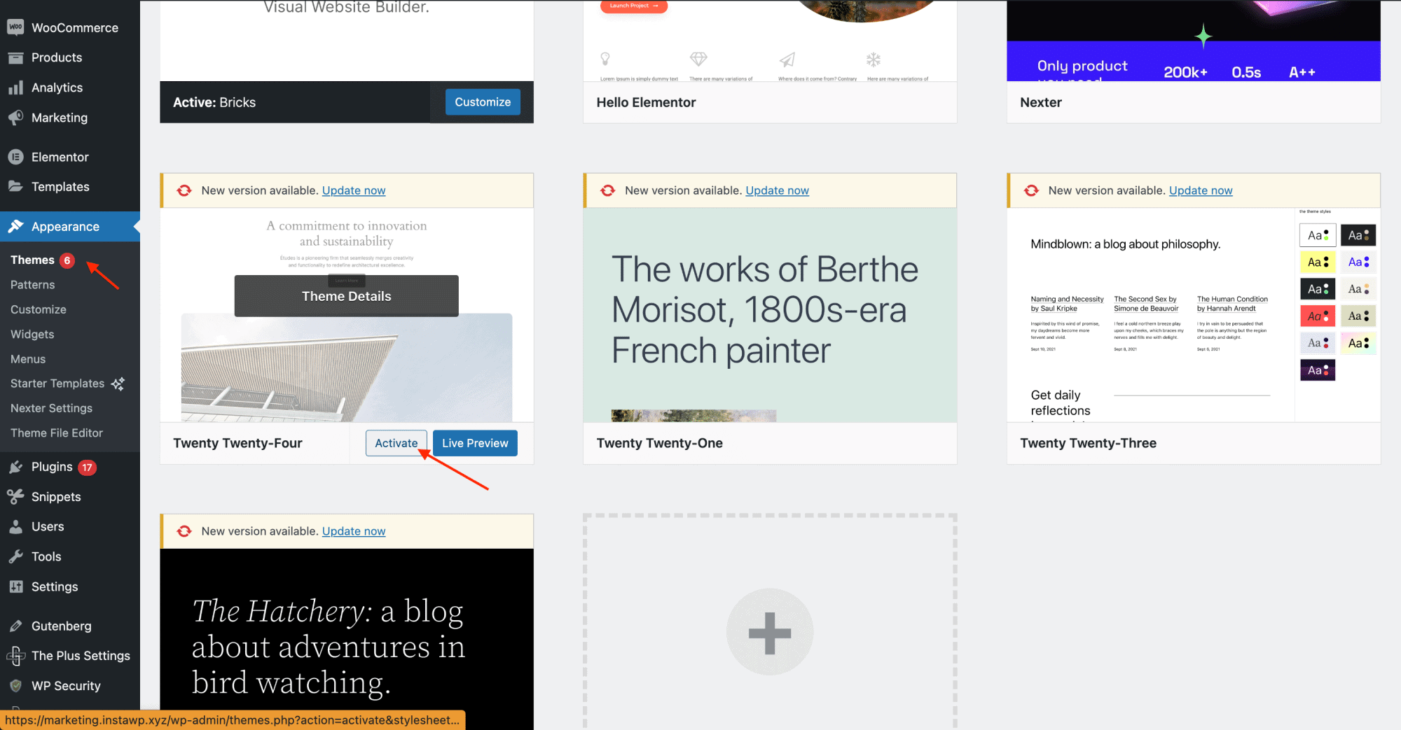 Switch to a Default WordPress Theme | The Plus Addons for Elementor Switch to a default wordpress theme how to fix 500 internal server error in wordpress from the plus addons for elementor