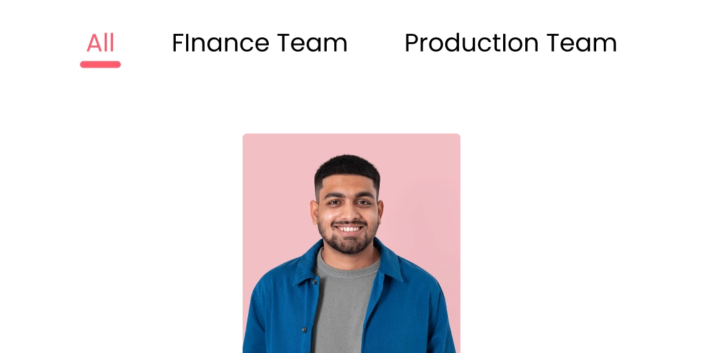 Team members filter for elementor