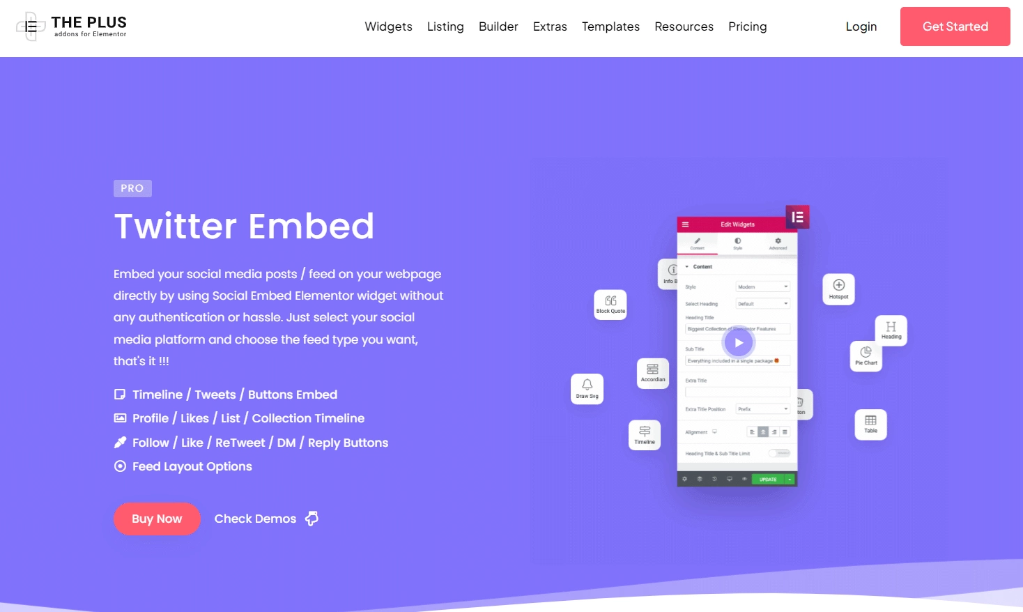 6 Best Twitter Plugins for WordPress Compared Twitter x embed by the plus addons