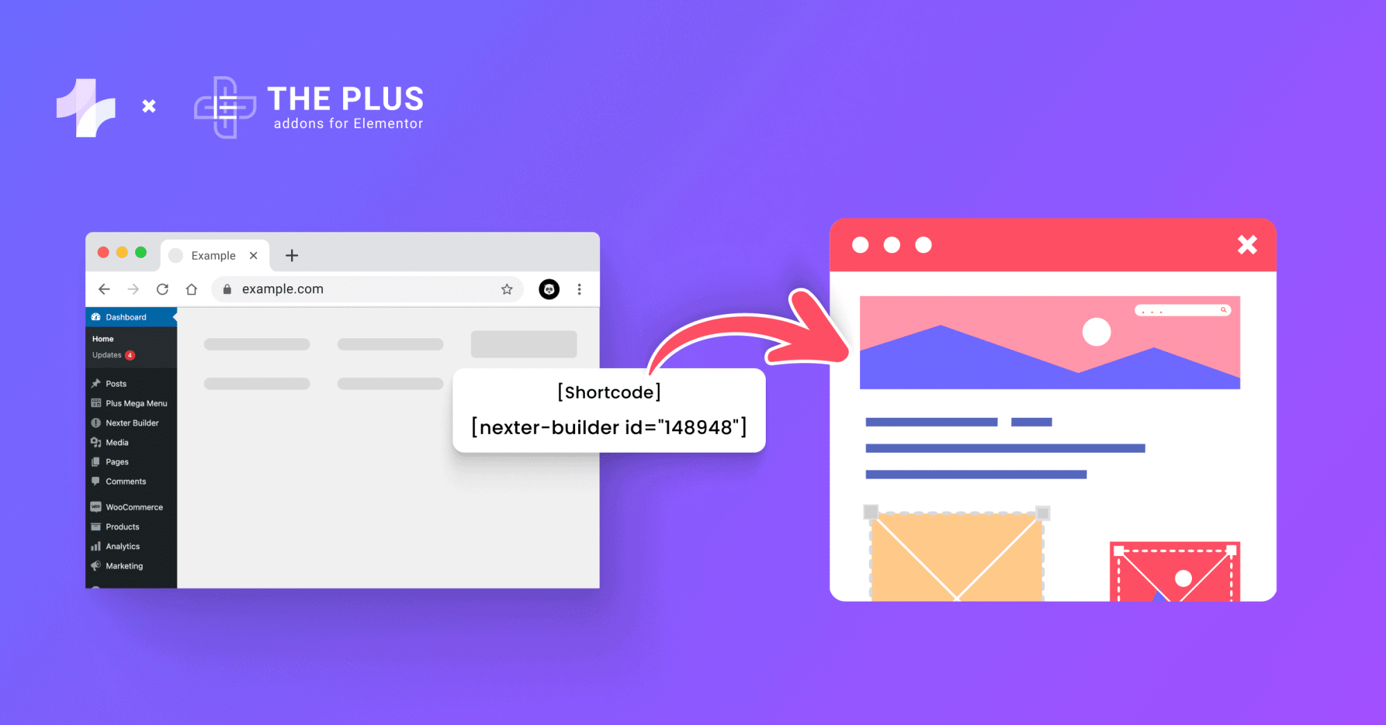 image 107 | The Plus Addons for Elementor Display elementor templates using shortcode