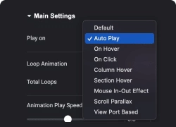 Play lottie at multiple modes elementor on scroll lottiefiles animation from the plus addons for elementor