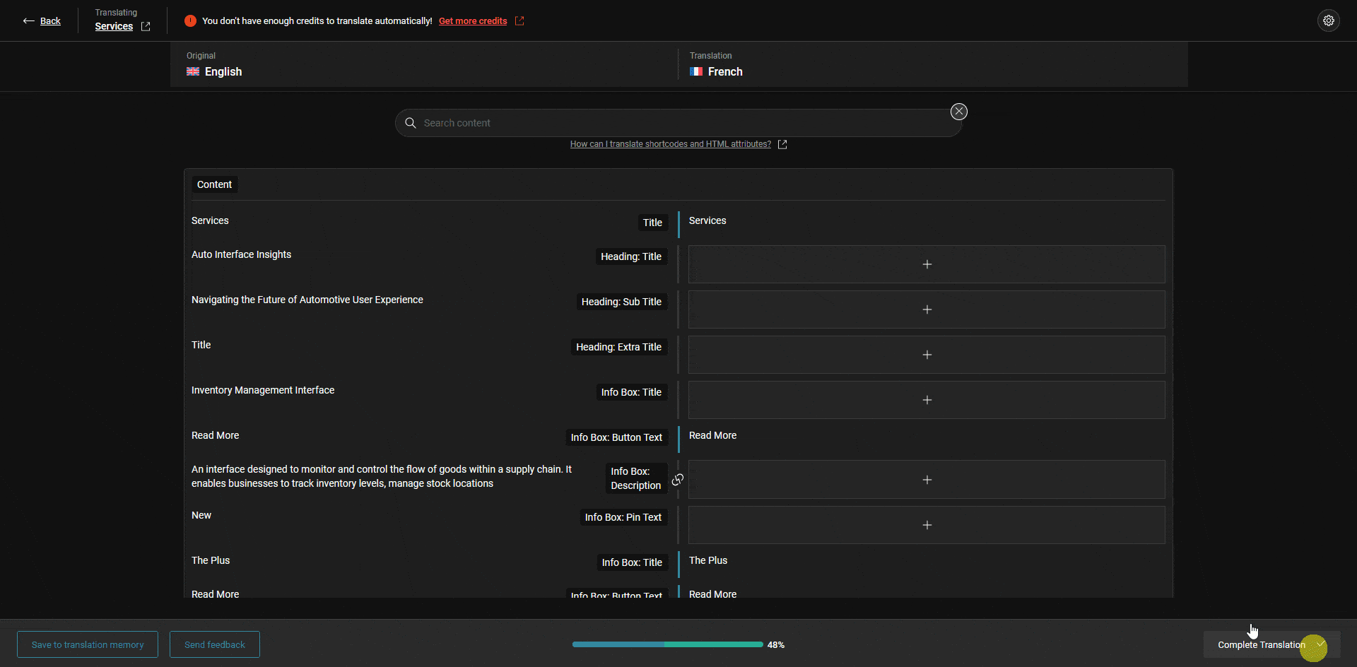 Wpml translation editor how to use wpml for translating the plus addons for elementor pages? From the plus addons for elementor