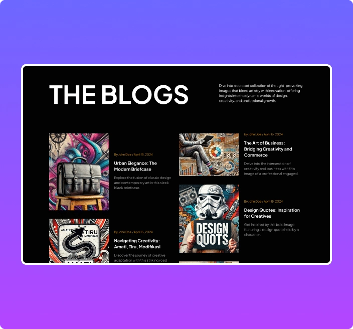 Artistic themed masonry blog listing blog posts masonry layout for elementor from the plus addons for elementor