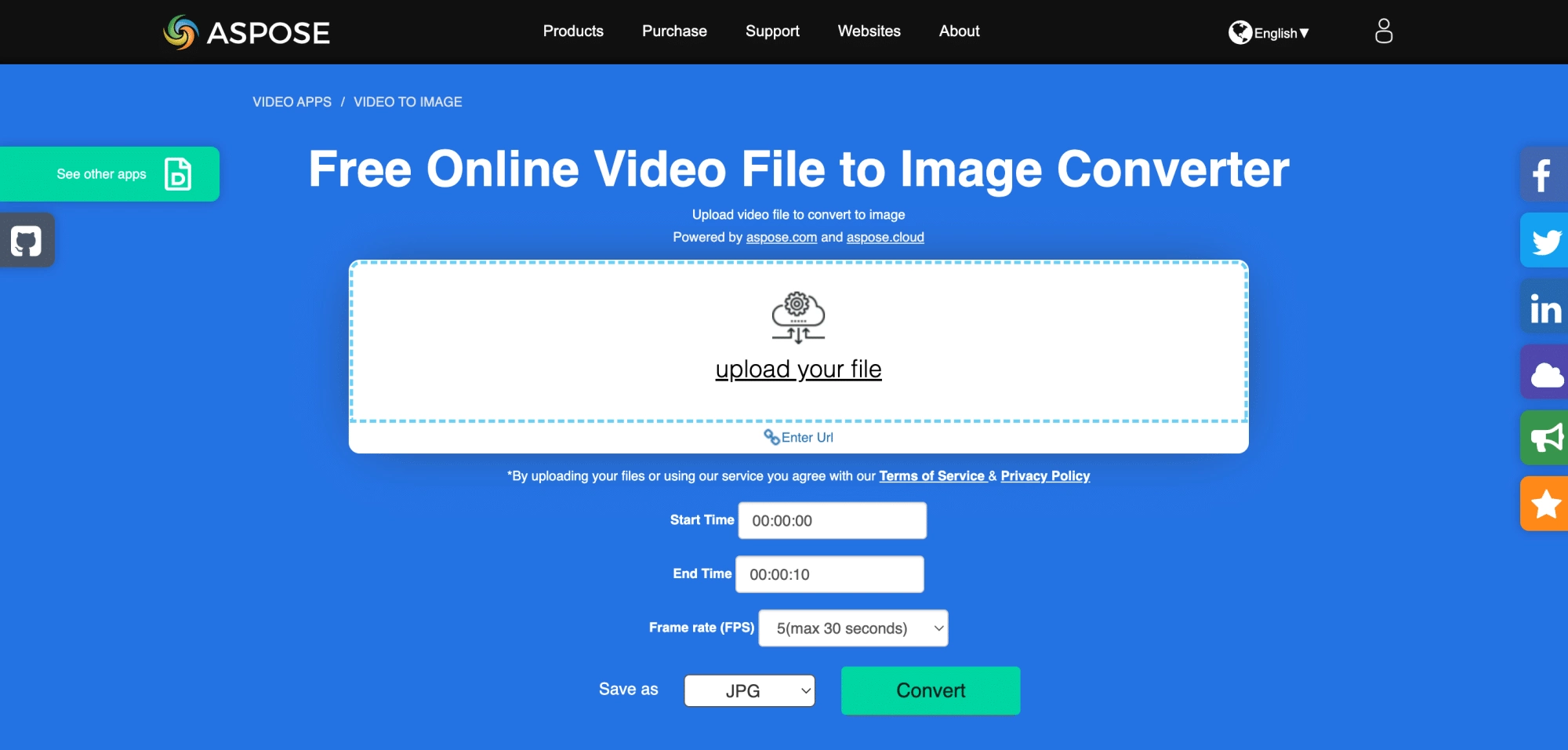 Aspose free online video file to image converter how to convert video to image sequence [jpg & png] from the plus addons for elementor