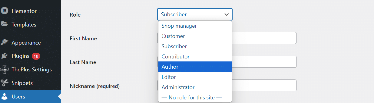 Change user role permission how to fix wordpress featured image not showing issue from the plus addons for elementor