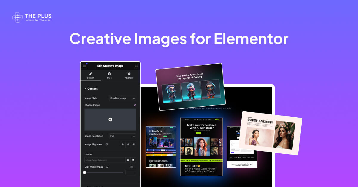Creative images for elementor image creative images for elementor from the plus addons for elementor