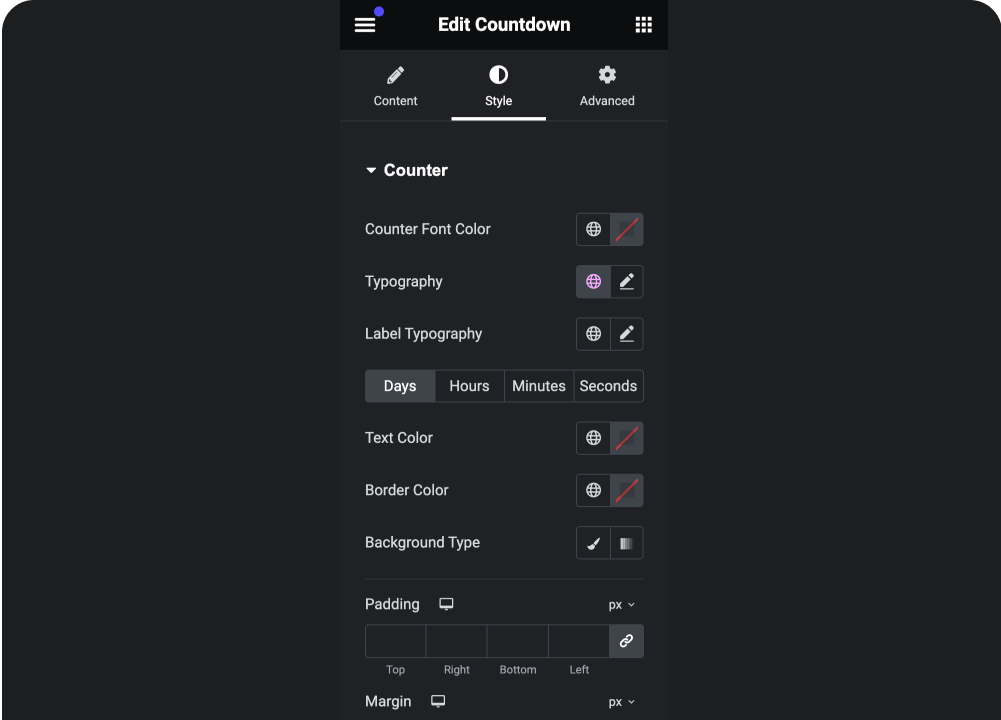 Customize everything countdown elementor countdown timer widget [sale, evergreen & more] from the plus addons for elementor