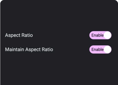 Maintain fixed aspect ratio of graph advanced charts for elementor [line, bar graph, radar] from the plus addons for elementor