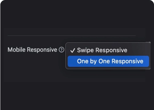 Mobile responsive modes data table for elementor from the plus addons for elementor