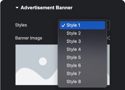 Mulitple ad banners elementor banner widget [cta ads banner with hover effect] from the plus addons for elementor