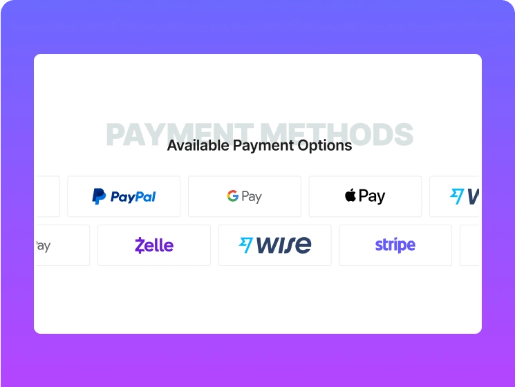 Overlay effect payment options heading heading title widget for elementor [seo tag optimized] from the plus addons for elementor