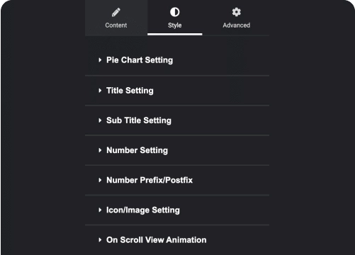 Pie chart customize everything pie chart widget for elementor [circular graphs & charts] from the plus addons for elementor