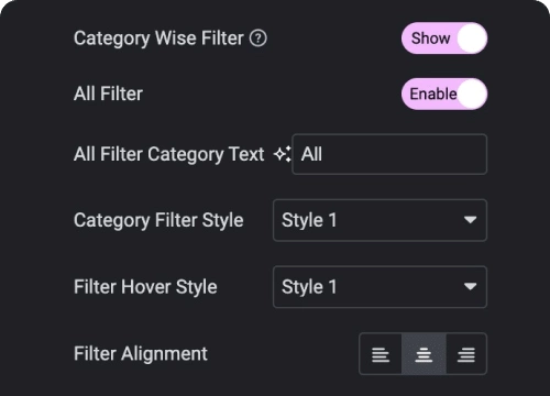 Post category wise filter elementor blog post listing [carousel, grid, metro & more] from the plus addons for elementor