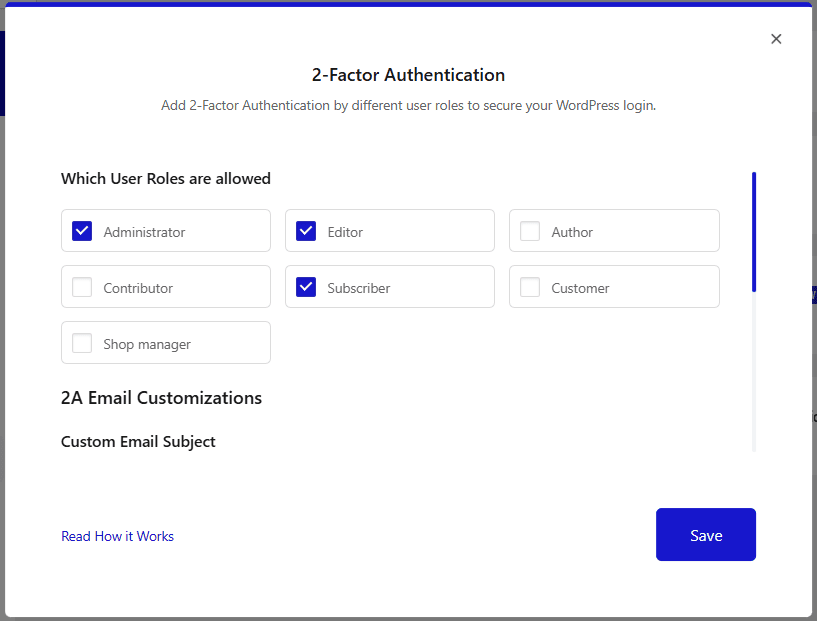 Setup 2fa how to add two factor authentication for wordpress from the plus addons for elementor