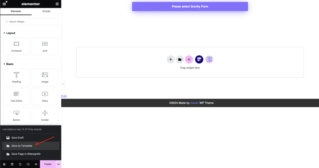 Using the Elementor Save As Template Option | The Plus Addons for Elementor Using the elementor save as template option how to duplicate a page in elementor? From the plus addons for elementor