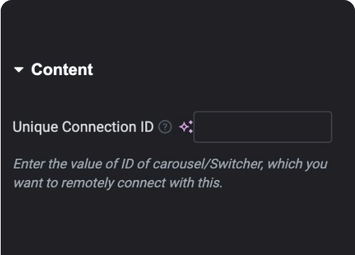 Add connect id to connect with widgets 1 segmentation background widget for elementor [multiple layouts] from the plus addons for elementor