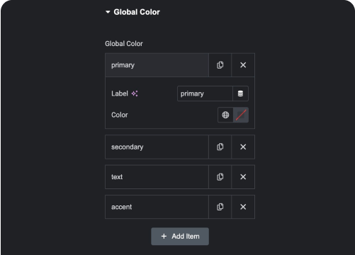 Add global colour dark mode alternative shade free elementor dark mode widget [light/dark toggle switcher] from the plus addons for elementor