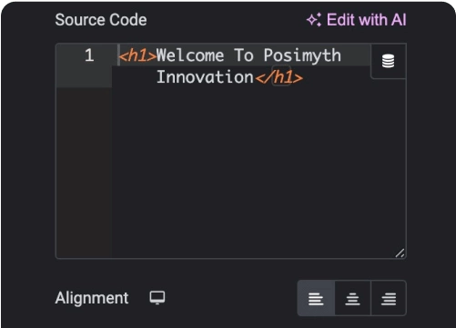 Add source code and adjust alignment code syntax highlighter for elementor from the plus addons for elementor