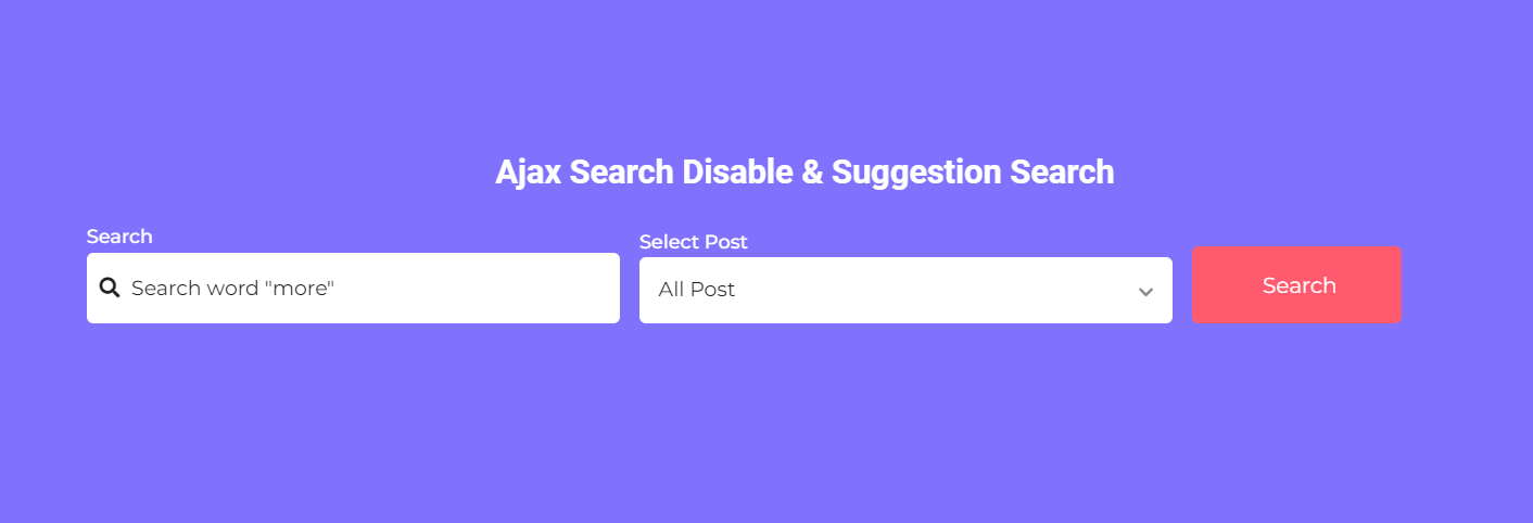 Ajax search disable and suggestion search 7 best wordpress search plugins [with filter options] from the plus addons for elementor