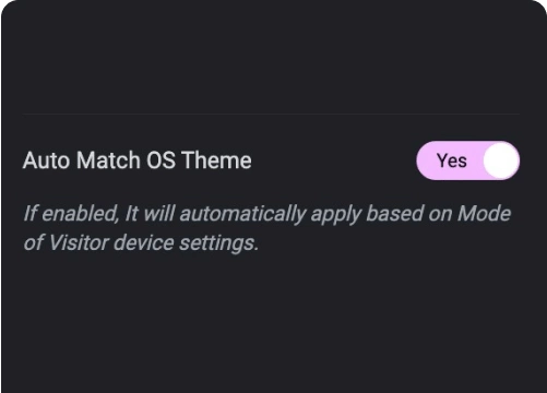 Auto Match OS Browser Theme for Toggle Switcher | The Plus Addons for Elementor Auto match os browser theme for toggle switcher dark mode switcher for elementor from the plus addons for elementor