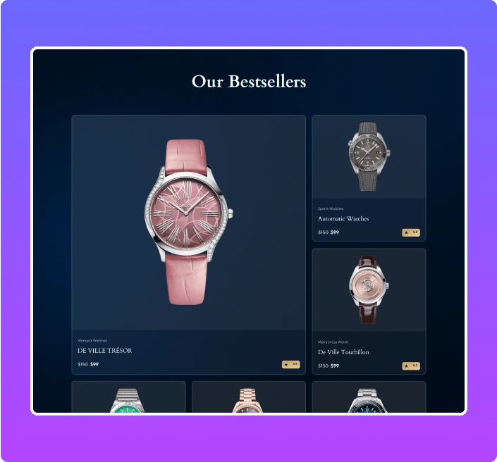 Dark Theme Metro Product Listing | The Plus Addons for Elementor Dark theme metro product listing woocommerce products metro for elementor from the plus addons for elementor
