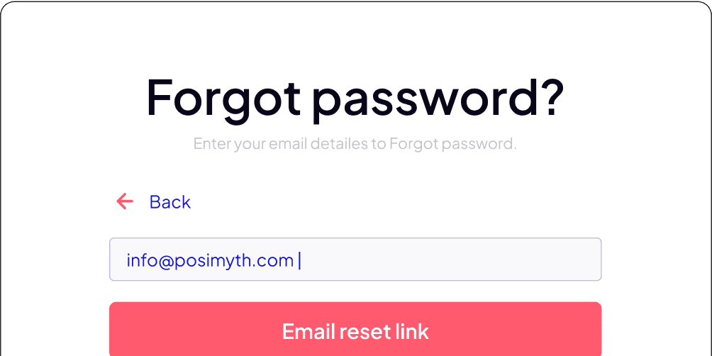 Forgot password layout image password reset form for elementor from the plus addons for elementor