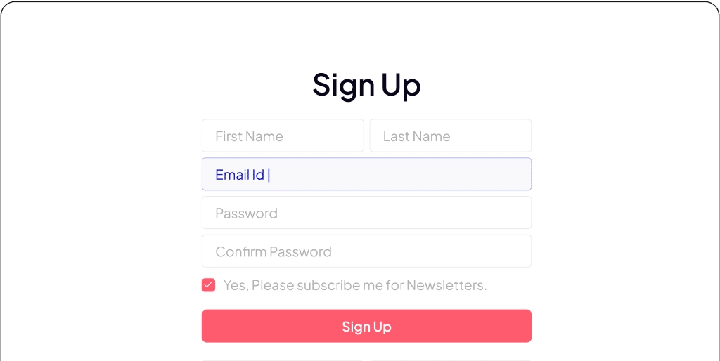 Signup form layout image login form widget for elementor [with social login] from the plus addons for elementor