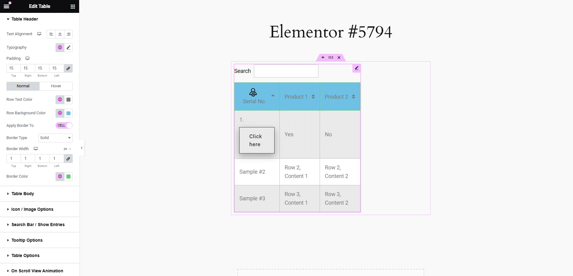 Customize the comparison table how to create comparison table in wordpress [step-by-step] from the plus addons for elementor