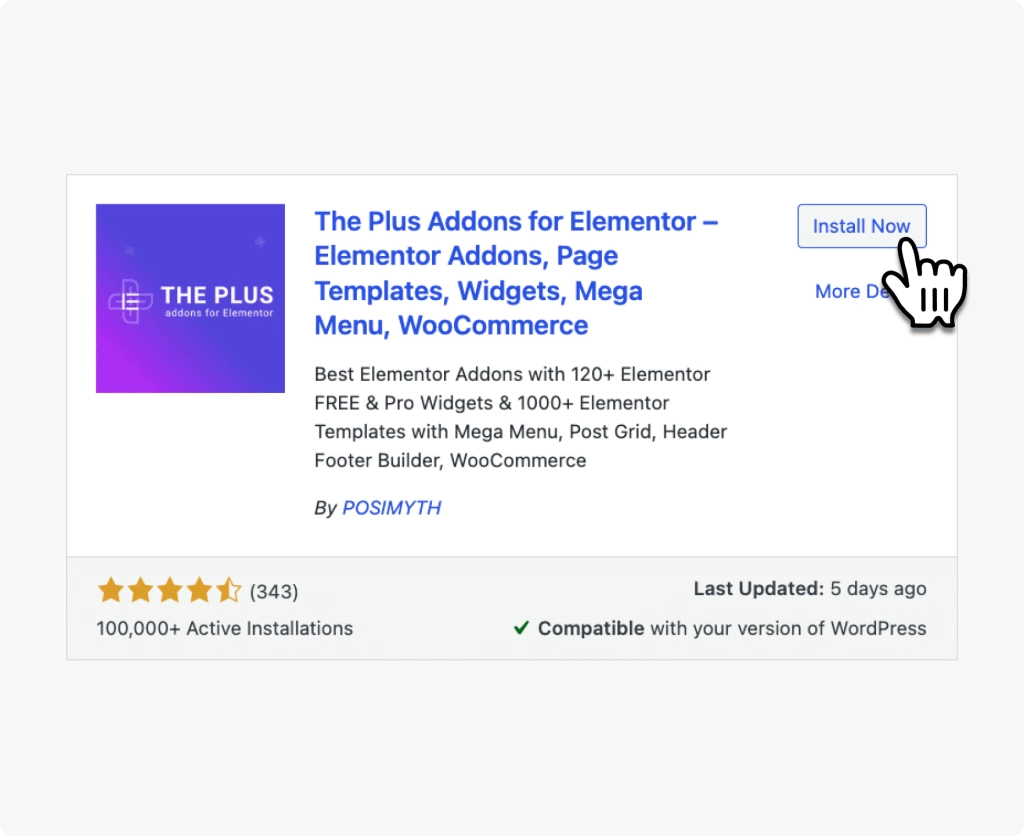 Install the plus addons for elementor free form builder for elementor from the plus addons for elementor