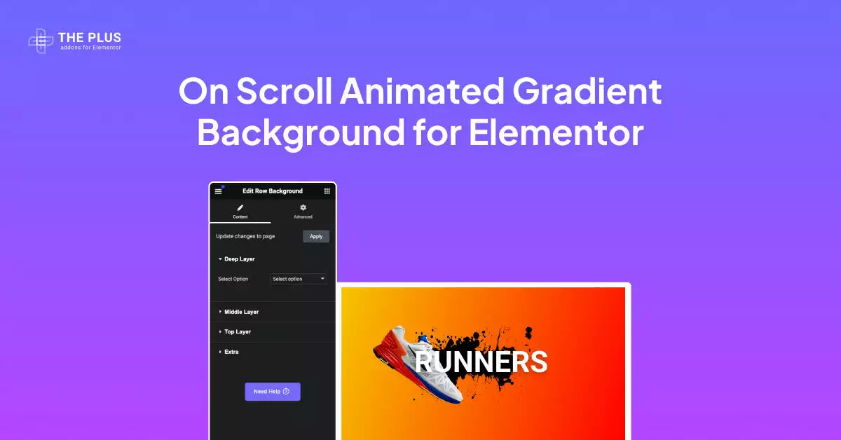 On scroll animated gradient background for elementor image animated gradient background effect for elementor [on scroll] from the plus addons for elementor