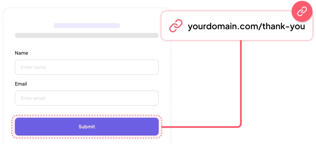 Redirect after form submission form builder for elementor from the plus addons for elementor