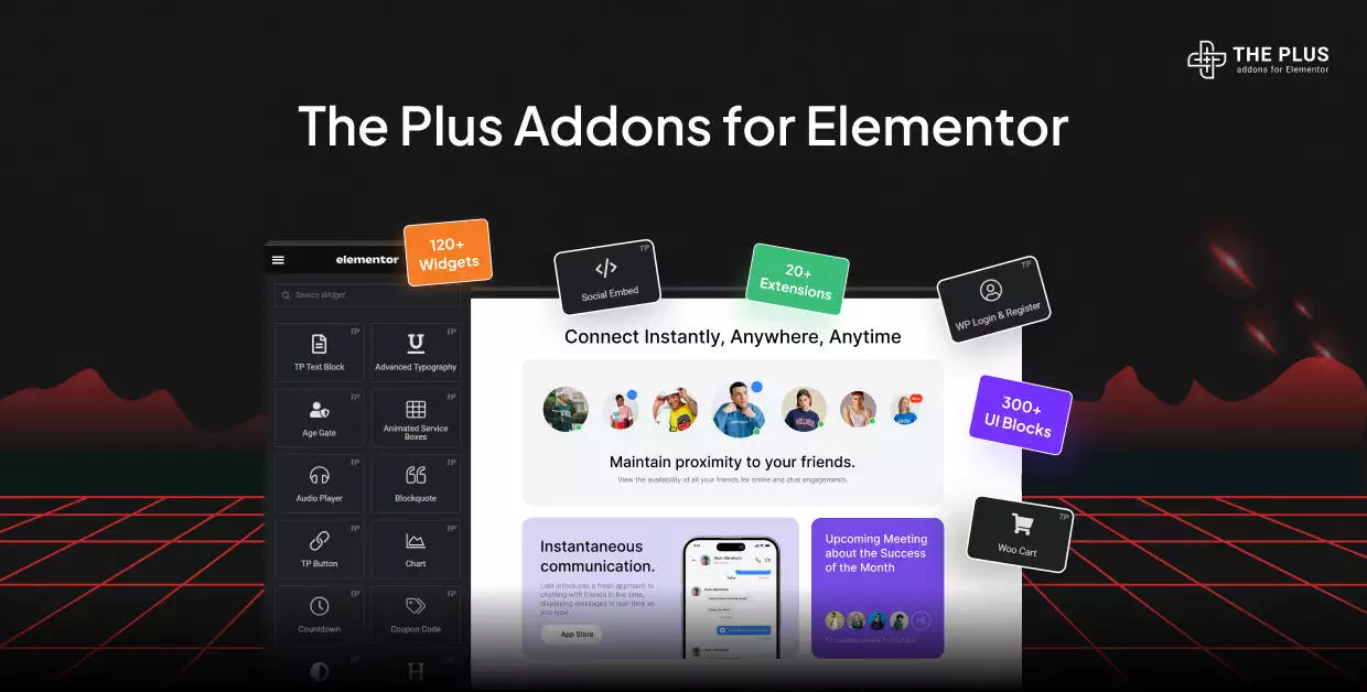 Tpae 2 1 best elementor addon with 120+ widgets & 1000+ templates from the plus addons for elementor