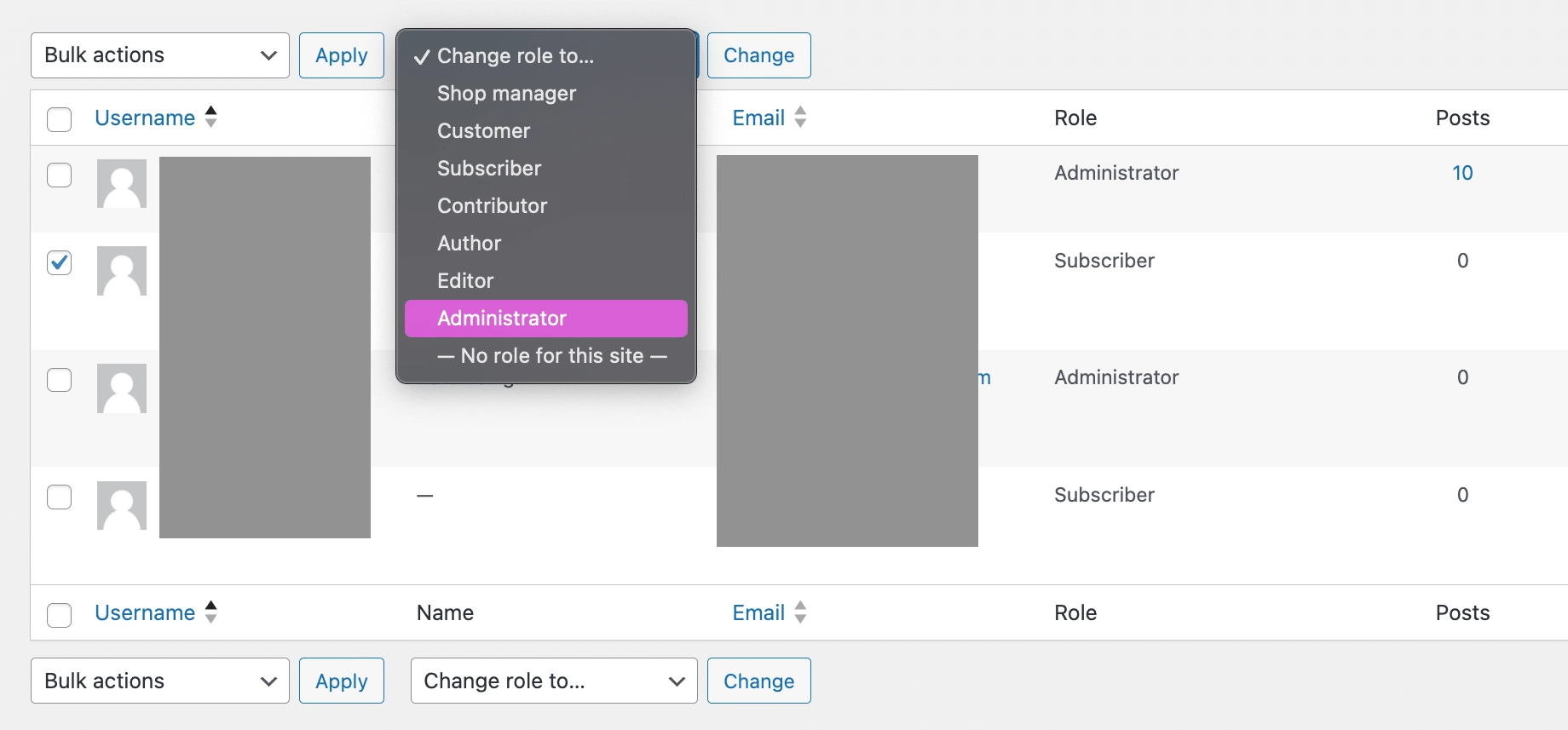 Administrator in the role dropdown. 1 1 how to fix missing appearance menu in wordpress admin quickly from the plus addons for elementor