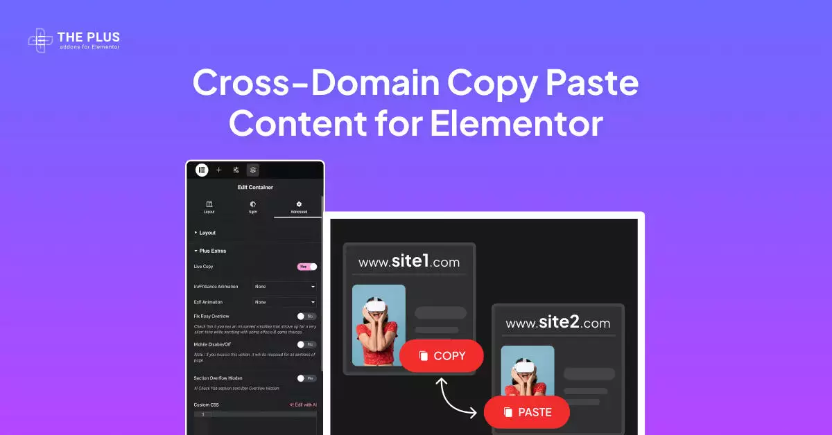 Cross domain copy paste content for elementor image free elementor cross domain copy paste content [live copy] from the plus addons for elementor