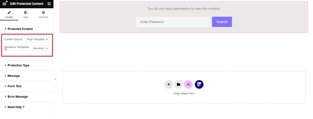 Navigate to the edit protected content how to password protect a page in wordpress [step-by-step] from the plus addons for elementor