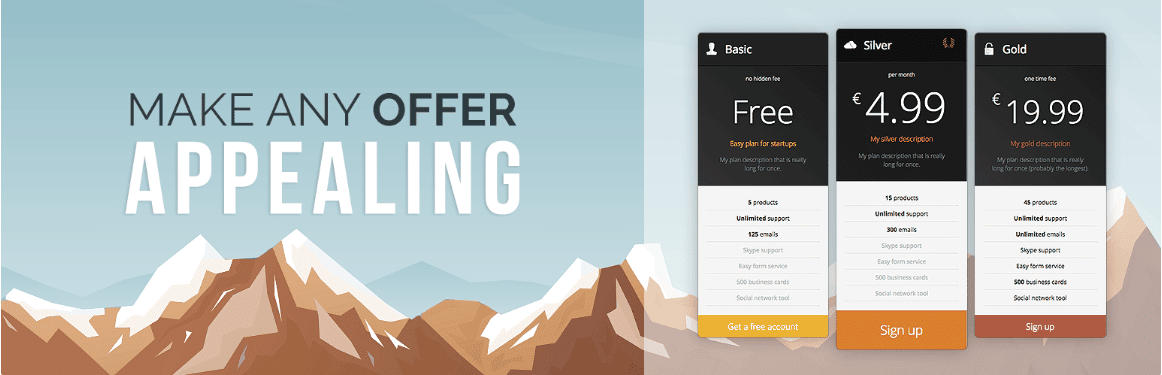 Responsive pricing table 6 best wordpress pricing table plugins from the plus addons for elementor