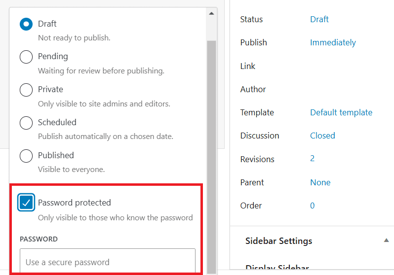 Create a strong password how to password protect a page in wordpress [easy steps] from the plus addons for elementor