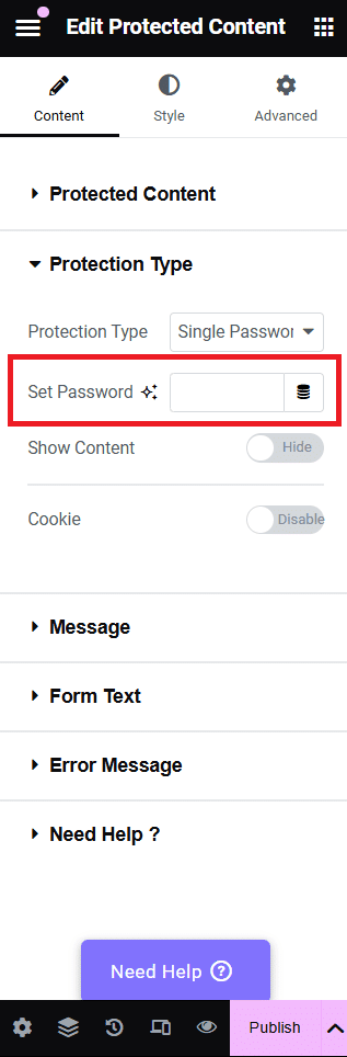 Set a secure password how to password protect a page in wordpress [easy steps] from the plus addons for elementor