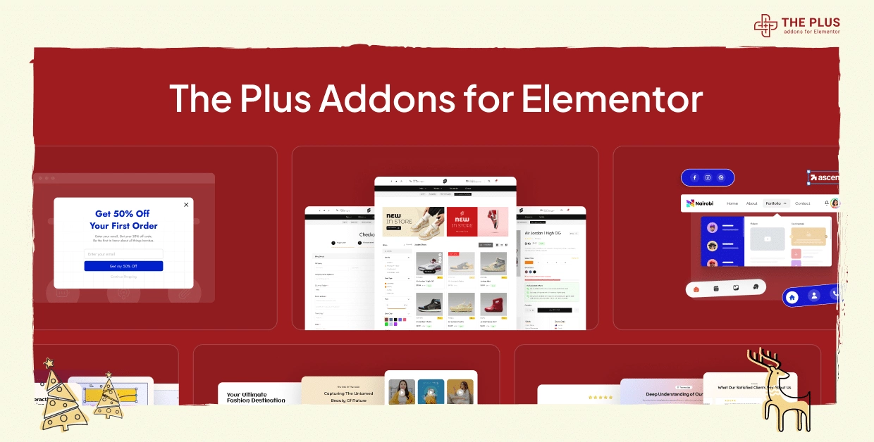 Winter sale prinig page pricing plans from the plus addons for elementor