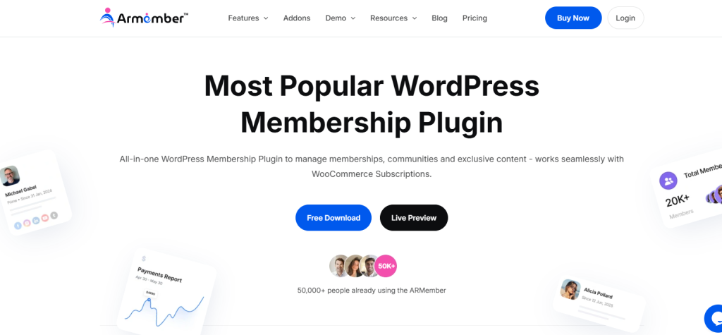 Armember plugin