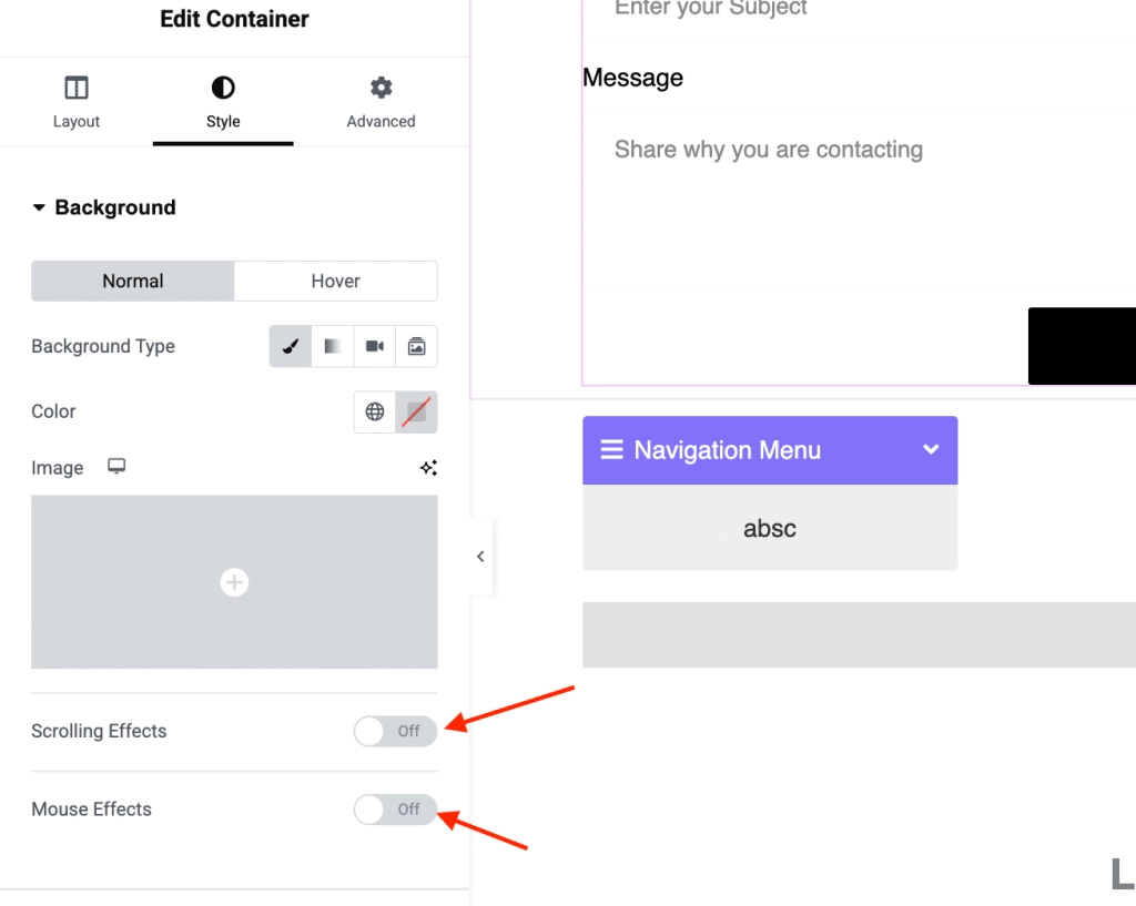 Mouse effect how to add background image in elementor [easy steps] from the plus addons for elementor