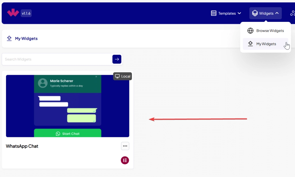 My widgets how to add whatsapp chat in elementor [free] from the plus addons for elementor