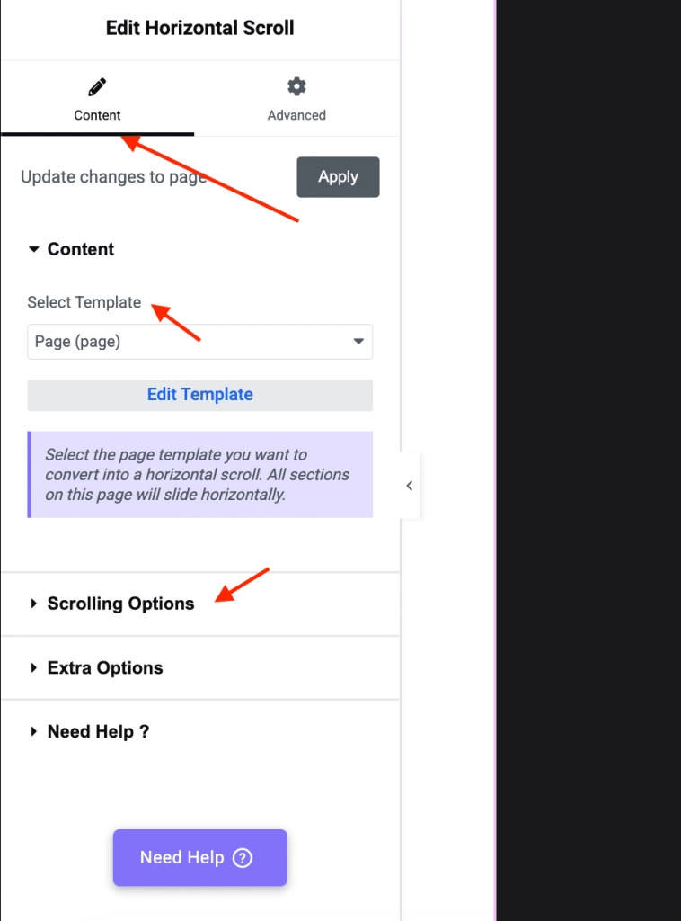 Scrolling options how to add background image in elementor [easy steps] from the plus addons for elementor