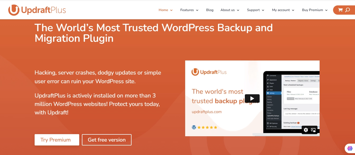 Using backup plugins how to backup wordpress website [prevent data loss] from the plus addons for elementor