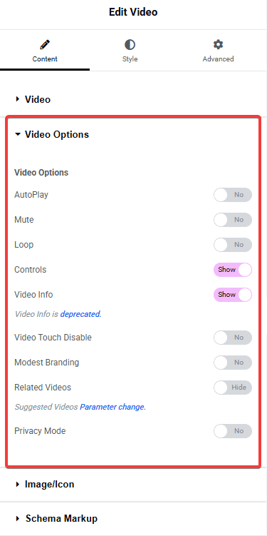 Tp video video options how to add video player in elementor? From the plus addons for elementor