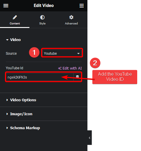 Video player youtube 1 how to embed a youtube video in elementor? From the plus addons for elementor